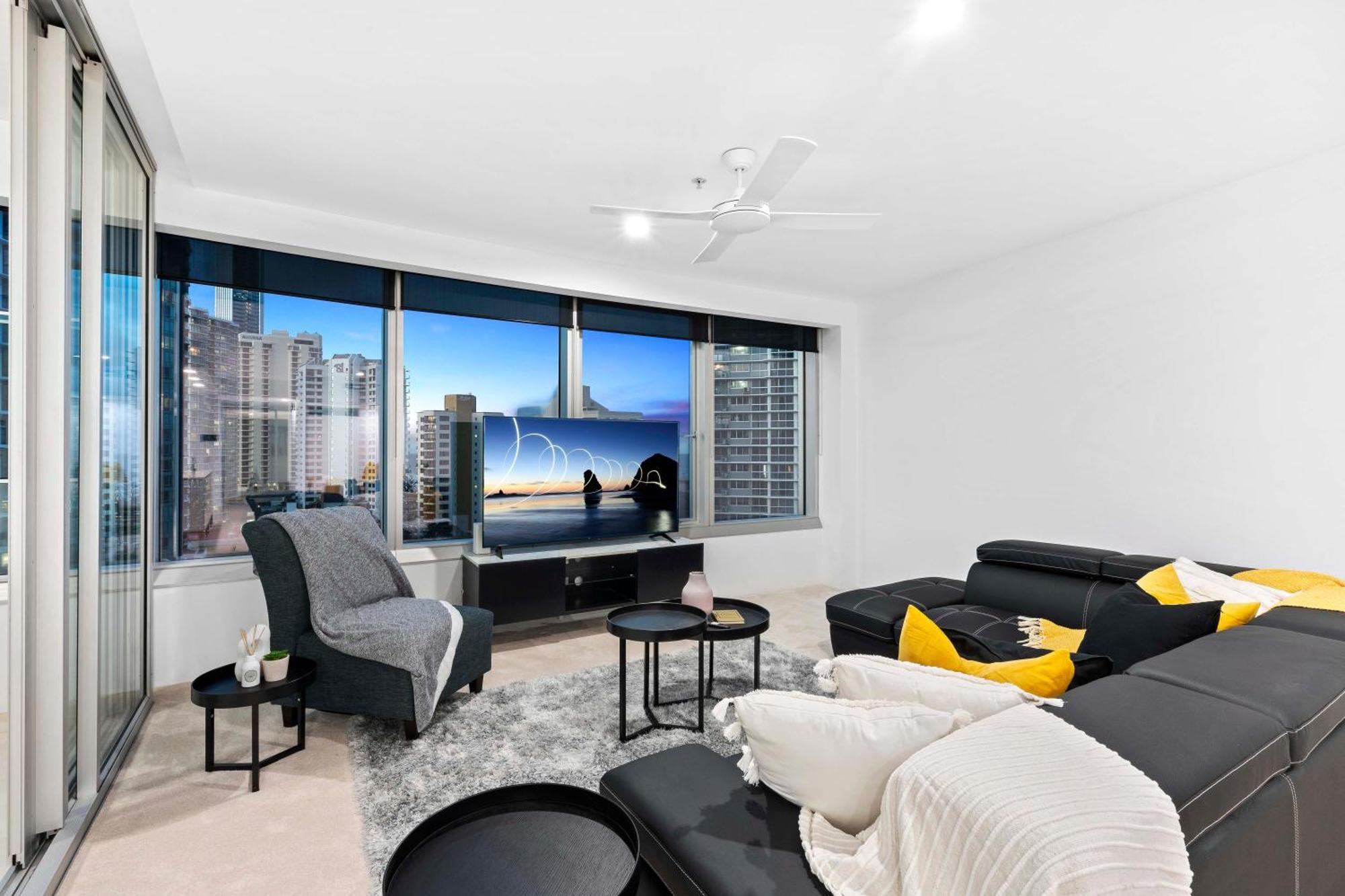 Q Tower At Surfers Paradise - Self Contained Apartments 黄金海岸 外观 照片