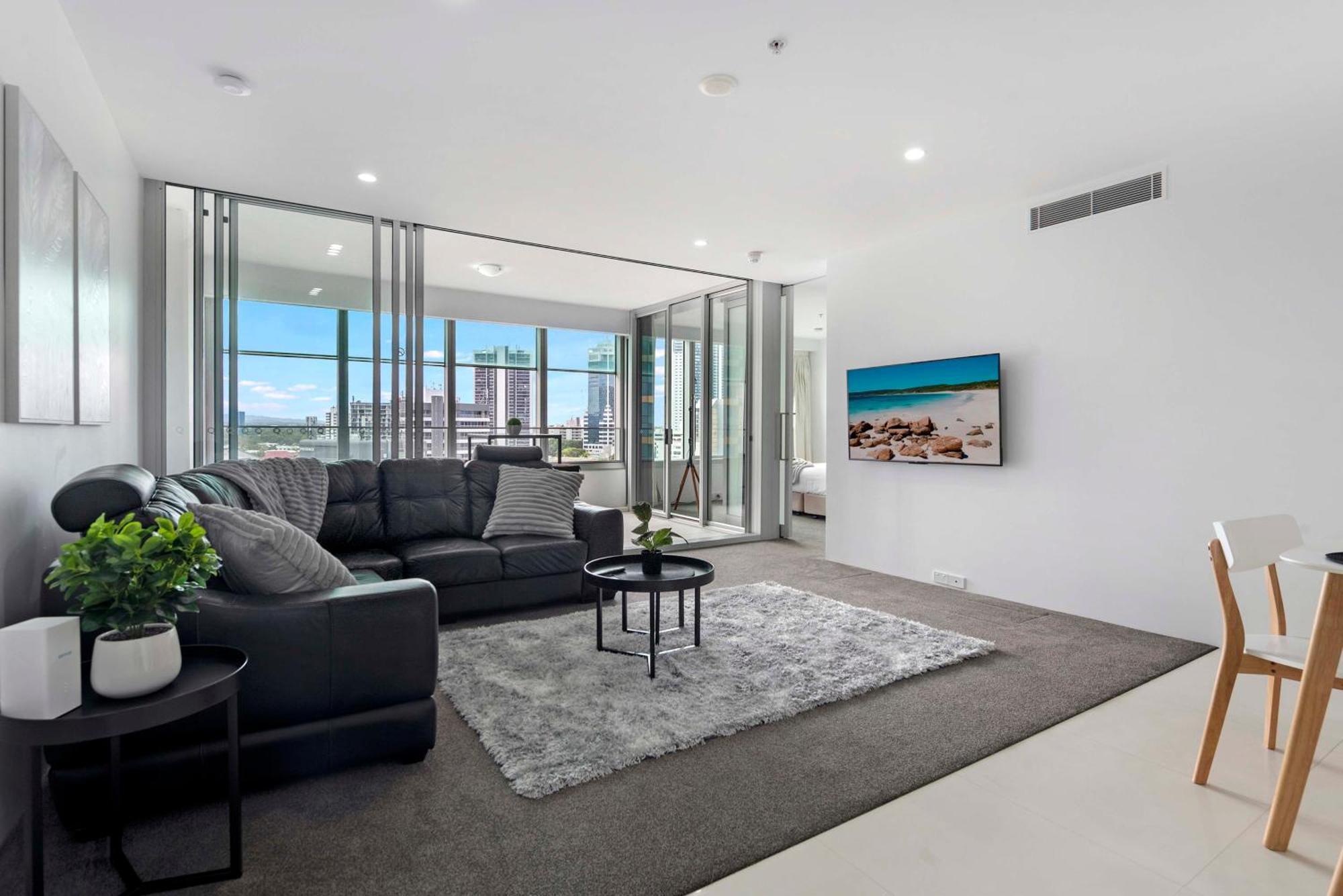 Q Tower At Surfers Paradise - Self Contained Apartments 黄金海岸 外观 照片